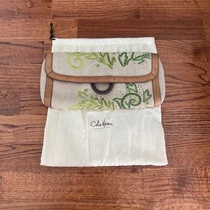 Cole Haan Embroidered Clutch